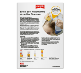Infoblatt Läusekamm